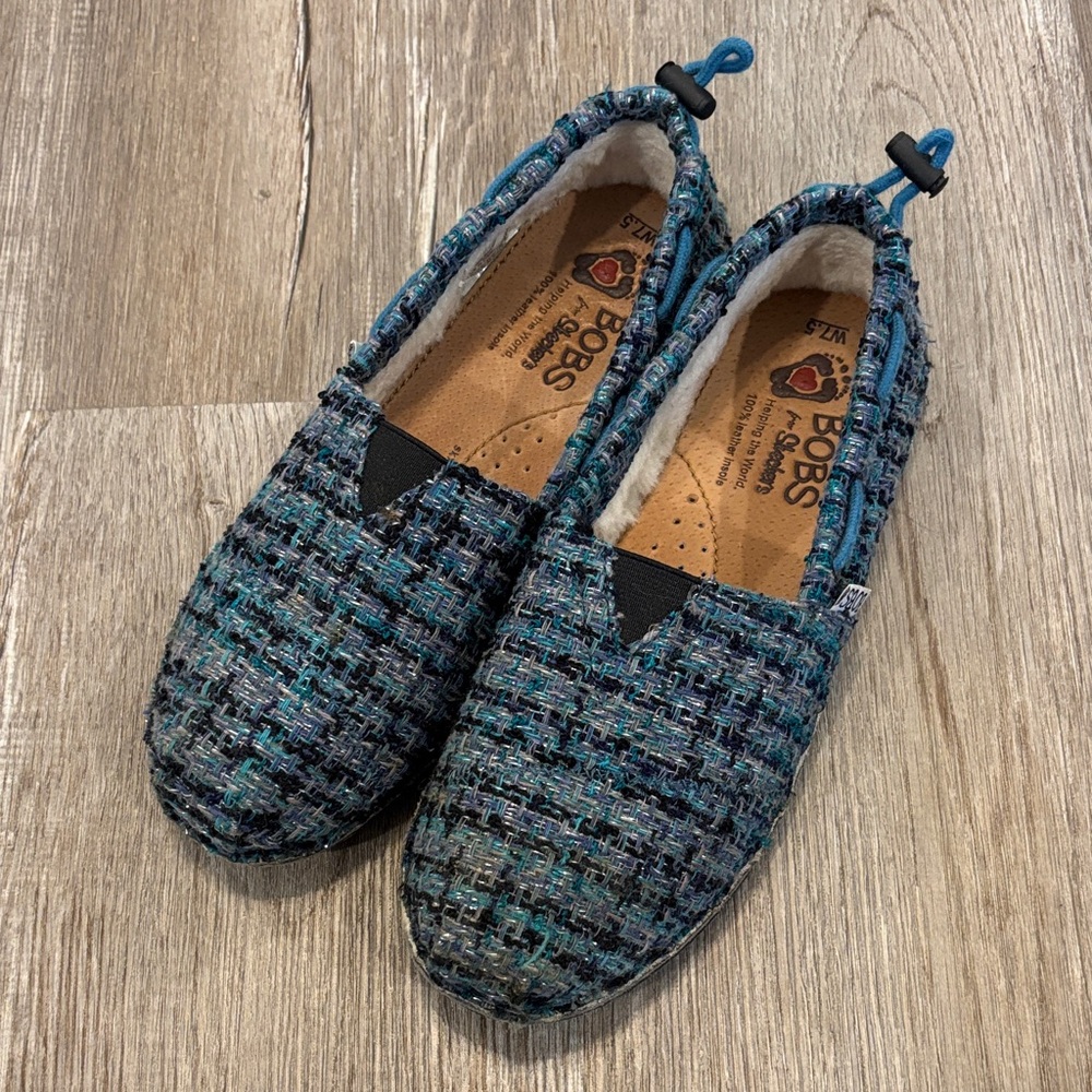 Skechers BOBS Multicolor Tweed Slip-Ons